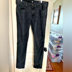 PAIGE Men's Straight Jeans in Black